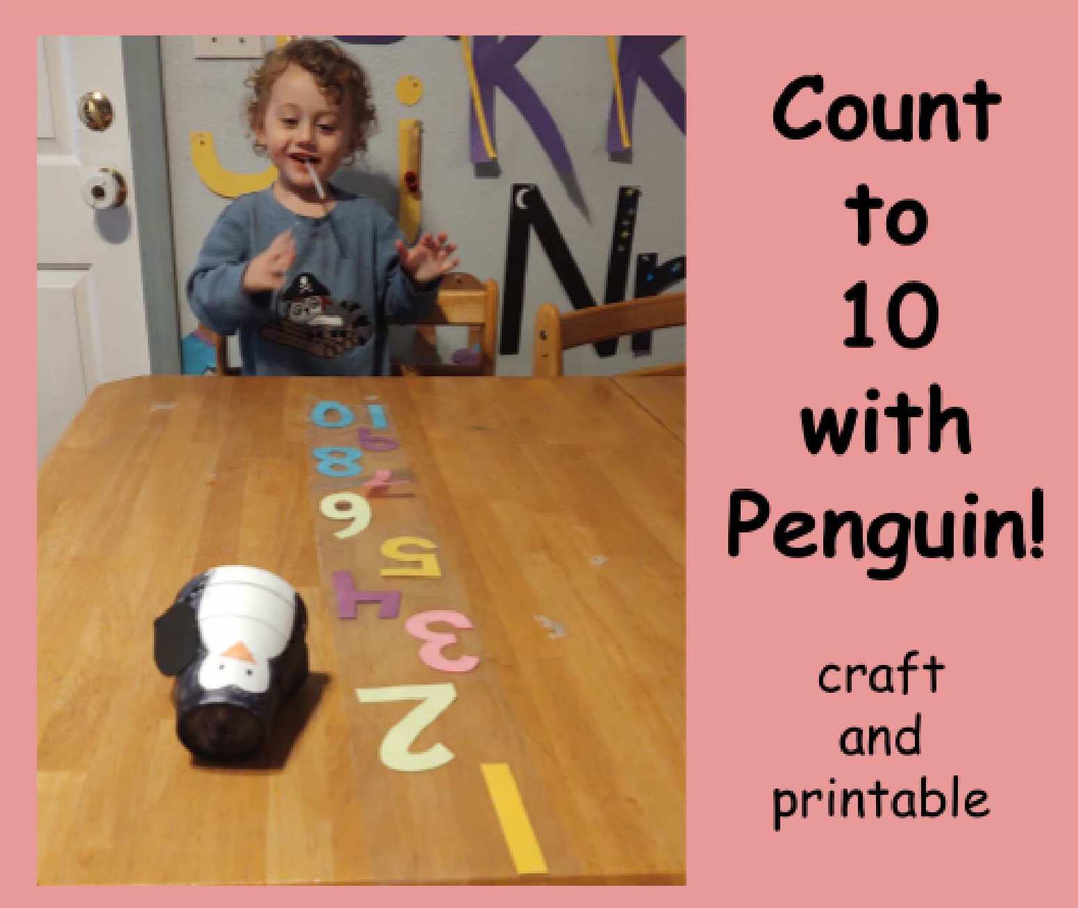 Counting Penguin Craft and Game